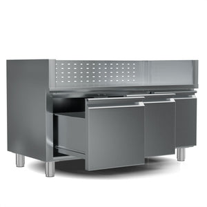 <h2>ΕΡΜΑΡΙΟ INOX BBQ TGH-B1-B8B-G ΜΕ ΣΥΡΤΑΡΙΑ</h2>
<img title="Μήκος" src="https://www.thermogatz.gr/sites/default/files/mikos-icon.png" alt="Μήκος" width="80" height="80" /><strong>134