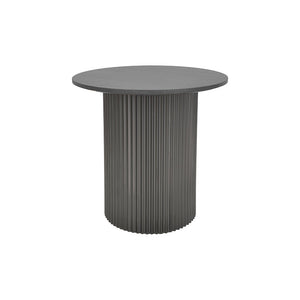 Tραπέζια σαλονιού Dovel pakoworld mdf-μεταλλο σετ 2τεμ. μαύρο