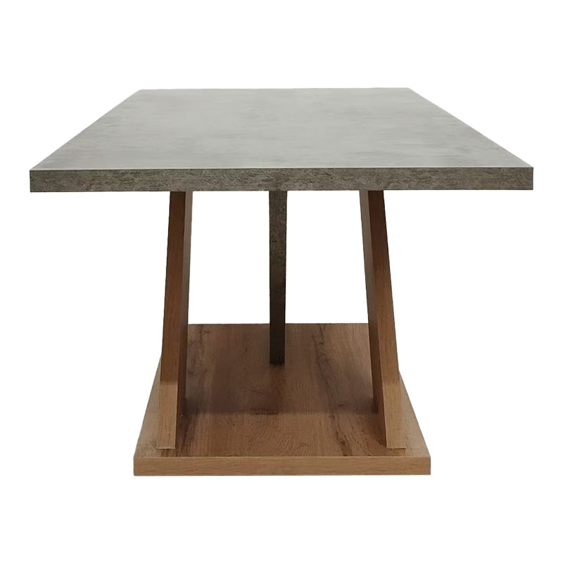Τραπέζι σαλονιού Solange pakoworld σε γκρι-sonoma απόχρωση 110x55x47.5εκ