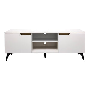 Έπιπλο τηλεόρασης Kemvio pakoworld  sonoma-λευκό 150x38x44εκ