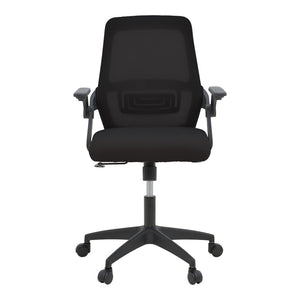 Καρέκλα γραφείου Reji pakoworld mesh ύφασμα μαύρο 58x60x89-99εκ
