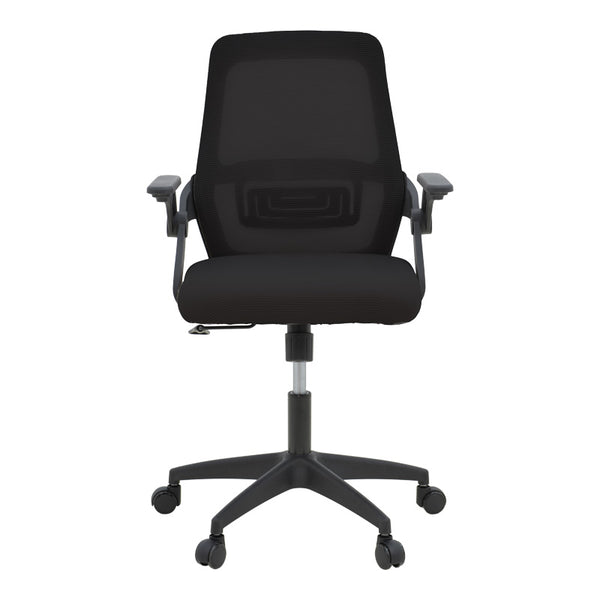 Καρέκλα γραφείου Reji pakoworld mesh ύφασμα μαύρο 58x60x89-99εκ
