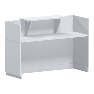 Γραφείο reception Lotus pakoworld σε λευκή απόχρωση 180x70x110εκ