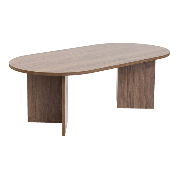 Τραπέζι σαλονιού Tabletod pakoworld σε καρυδί απόχρωση 119x60x40εκ