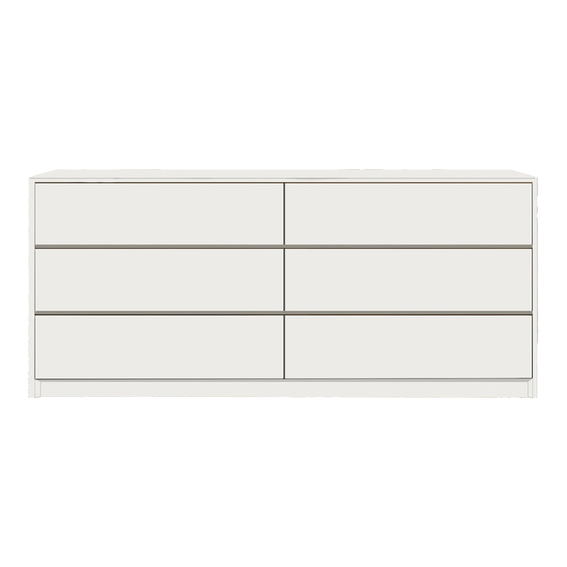 Συρταριέρα Kuanger pakoworld mdf σε λευκή απόχρωση 120x40x70εκ
