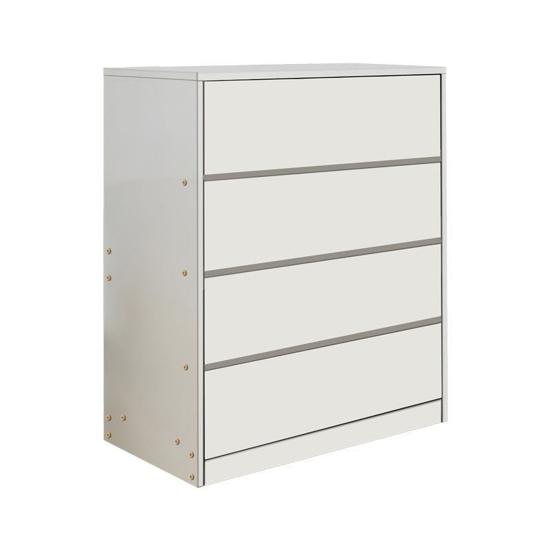 Συρταριέρα Kuanger pakoworld mdf σε λευκή απόχρωση 80x40x80εκ