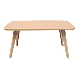 Τραπέζι σαλονιού Komela mdf σε φυσική απόχρωση 100x48x45cm