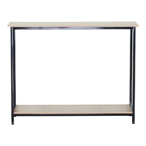 Κονσόλα Shima pakoworld 2τεμ. oak- μαύρο μέταλλο 106x35x81εκ