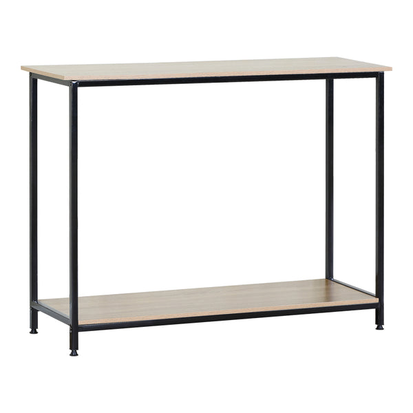 Κονσόλα Shima pakoworld 2τεμ. oak- μαύρο μέταλλο 106x35x81εκ