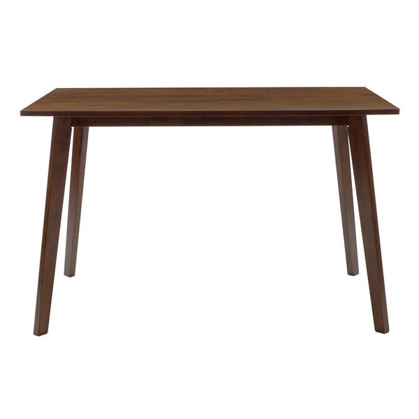 Τραπέζι Benson pakoworld MDF σε καρυδί απόχρωση 120x75x75εκ