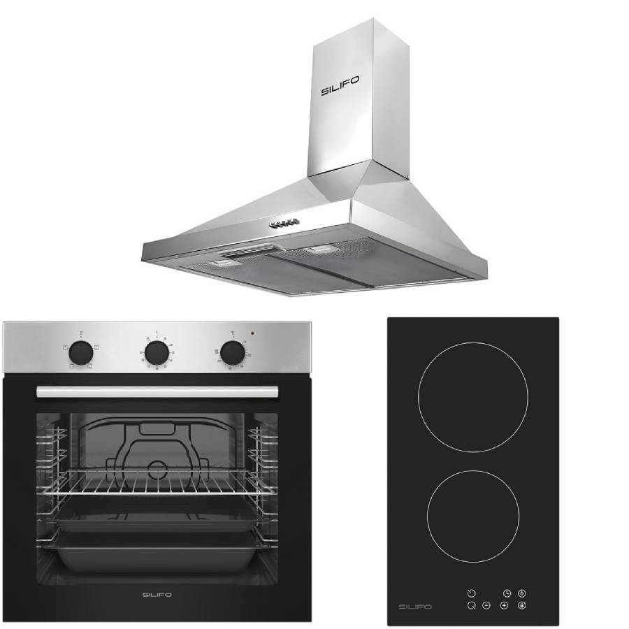 Σετ SILIFO SF6850BOI & SF6801HDV2 & SF6619 Φούρνος 83lt