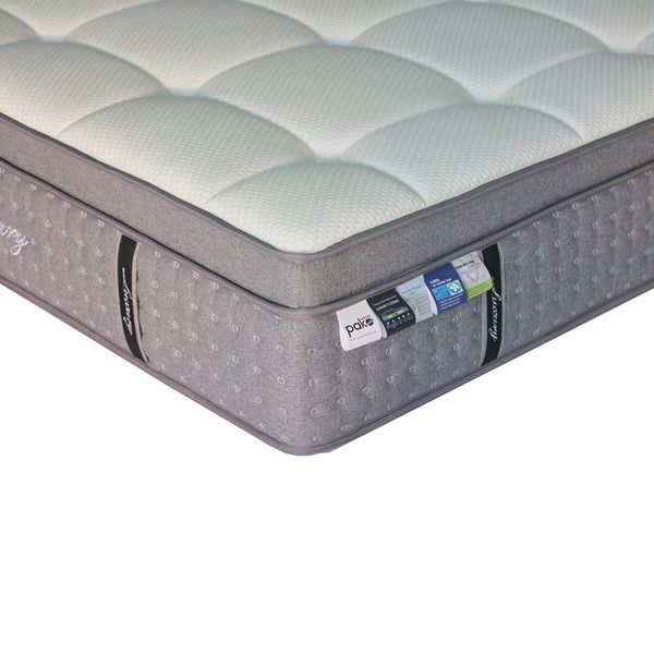 Στρώμα Luxury pakoworld pocket spring+gel memory foam+latex 34-36cm 150x200εκ