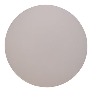 Τραπέζι Dammero pakoworld mdf σε cream απόχρωση με πόδι μαύρο μέταλλο Φ100x75εκ