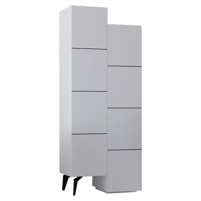Στήλη Romane pakoworld λευκό 62.2x37.4x155.4εκ