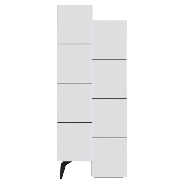 Στήλη Romane pakoworld λευκό 62.2x37.4x155.4εκ