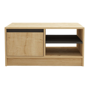 Τραπέζι σαλονιού Narli pakoworld σε oak απόχρωση 90x60x45εκ