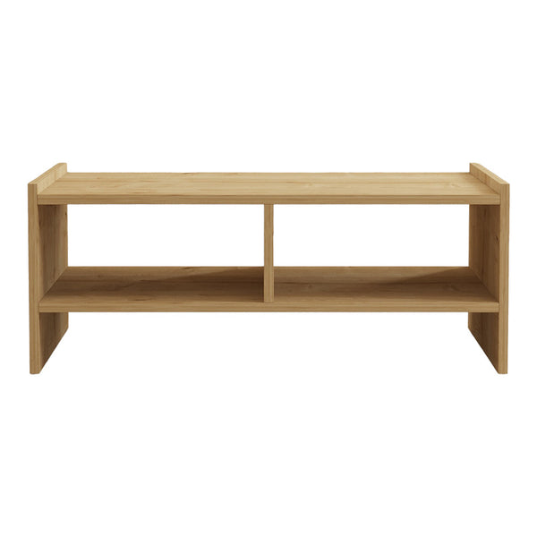 Τραπέζι σαλονιού Tiena pakoworld σε oak απόχρωση 90x50x35εκ
