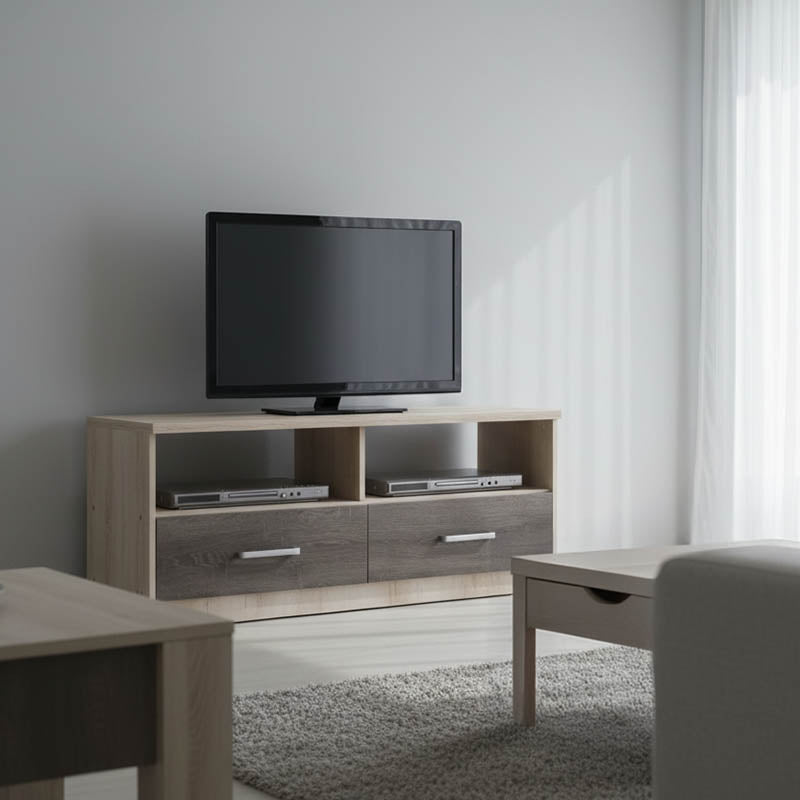 Έπιπλο τηλεόρασης OLYMPUS pakoworld χρώμα castillo-toro 120x39