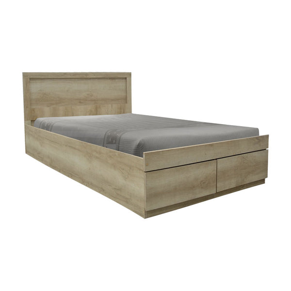 Κρεβάτι Olympus pakoworld με συρτάρι castillo-oak 100x200εκ