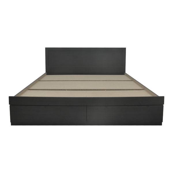 Κρεβάτι Olympus pakoworld με συρτάρι σε wenge απόχρωση 100x200εκ