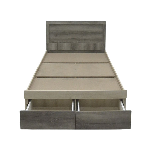 Κρεβάτι μονό Olympus pakoworld με συρτάρι castillo toro 100x200εκ