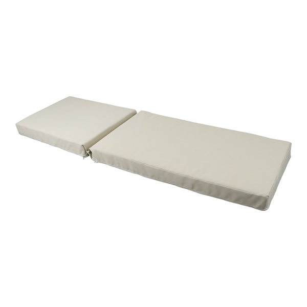 Μαξιλάρι Vertian pakoworld textilene σε μπεζ απόχρωση 58x194x10εκ