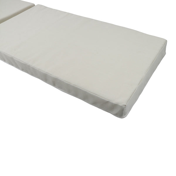 Μαξιλάρι Vertian pakoworld textilene σε μπεζ απόχρωση 58x194x10εκ