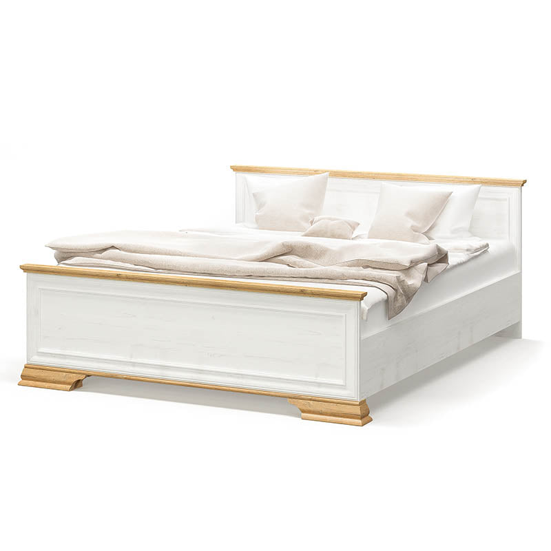 Σετ Κρεβατοκάμαρας Jaden με Κρεβάτι oak -λευκό 160x200εκ Σετ 4τεμ