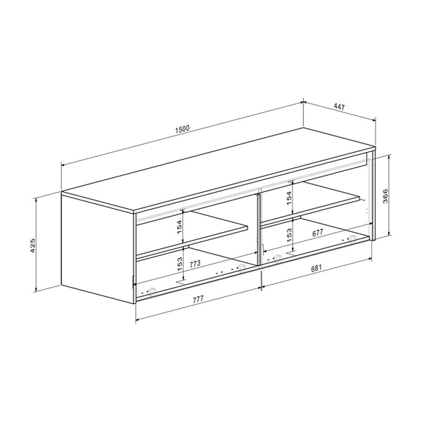 Έπιπλο εισόδου Ansia pakoworld καρυδί oak 210x44