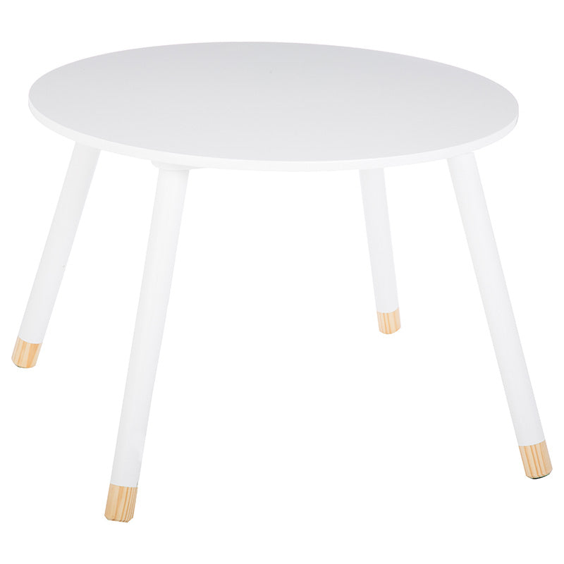 Παιδικό τραπεζάκι Playful pakoworld λευκό-φυσικό Φ60x43