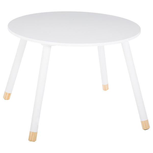 Παιδικό τραπεζάκι Playful pakoworld λευκό-φυσικό Φ60x43