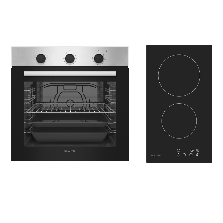 Σετ SILIFO SF6850BOI & SF6801HDV2 Φούρνος 83lt & Κεραμική Εστία Domino 90141