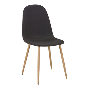 Τραπεζαρία Manka I-Bella pakoworld σετ 3τεμ σε sonoma απόχρωση 80x80x77εκ