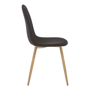 Τραπεζαρία Manka I-Bella pakoworld σετ 3τεμ σε sonoma απόχρωση 80x80x77εκ