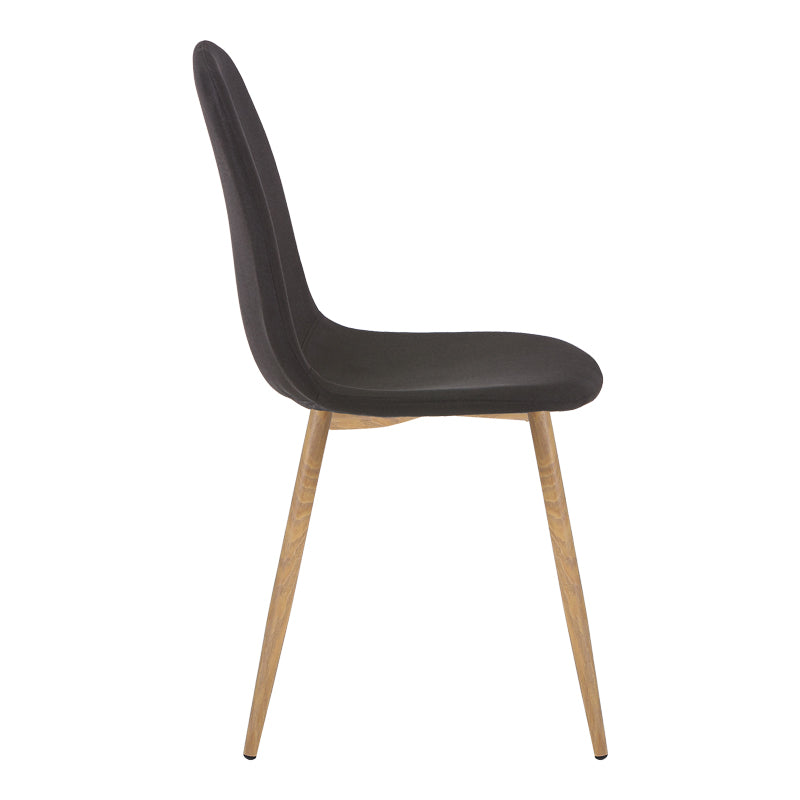 Τραπεζαρία Manka I-Bella pakoworld σετ 3τεμ σε sonoma truffle απόχρωση 80x80x77εκ