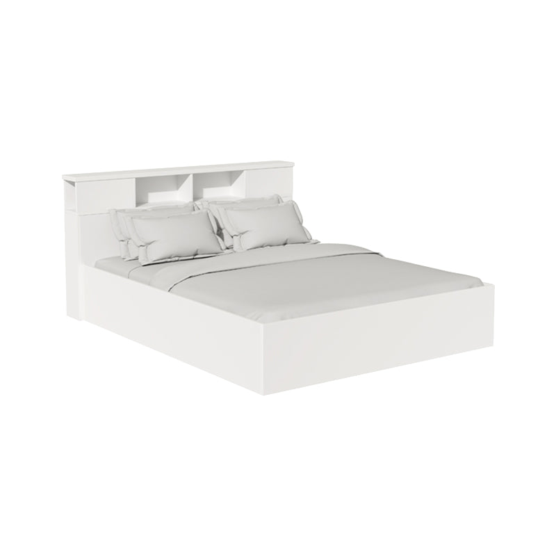 Σετ Κρεβατοκάμαρας Olympus White με Κρεβάτι 140x200εκ Σετ 2τεμ