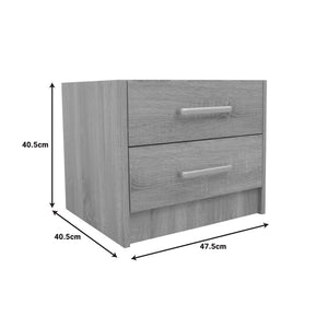 Σετ Κρεβατοκάμαρας Olympus Sonoma με Κρεβάτι 120x200εκ Σετ 2τεμ