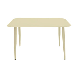 Τραπεζαρία Heven Vista pakoworld σετ 5τεμ σαμπανί αλουμίνιο 120x70x72εκ