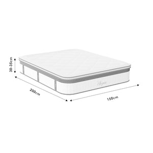 Κρεβάτι με στρώμα Nevil-Utopia pakoworld ύφασμα ανθρακί 150x200εκ