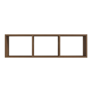 Ραφιέρα τοίχου Mikoro pakoworld σε φυσική απόχρωση 90x22x25.6εκ