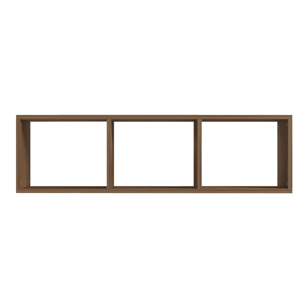Ραφιέρα τοίχου Mikoro pakoworld σε φυσική απόχρωση 90x22x25.6εκ
