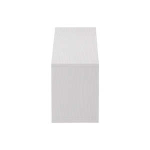 Ραφιέρα τοίχου Mikoro pakoworld σε λευκή απόχρωση 90x22x25.6εκ