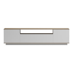 Έπιπλο τηλεόρασης Winey pakoworld σε sonoma-λευκή απόχρωση 180x44.5x44.5εκ