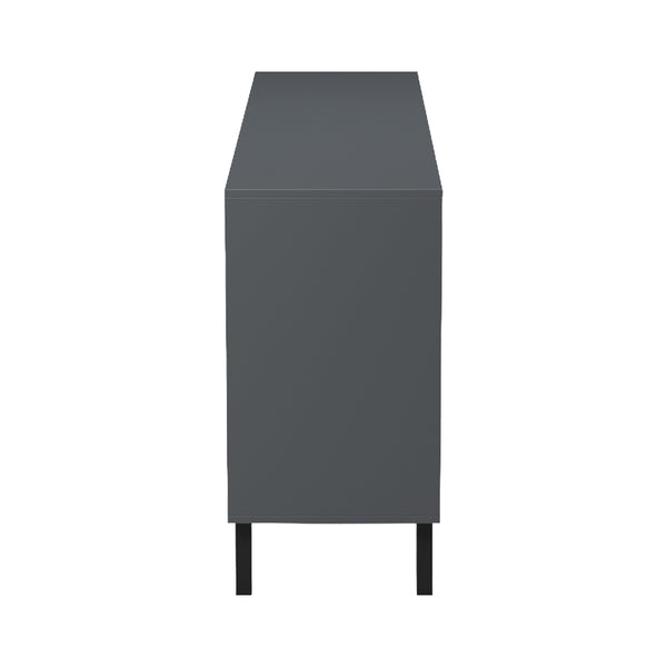 Μπουφές Tuscany pakoworld sonoma-ανθρακί 180x40x78.6εκ
