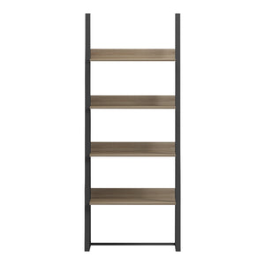 Βιβλιοθήκη-Ραφιέρα Alfa pakoworld sonoma-μαύρο μέταλλο 75x36x185εκ