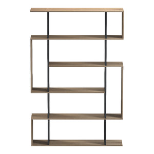 Βιβλιοθήκη Mito pakoworld sonoma-ανθρακί 108.5x25x161εκ