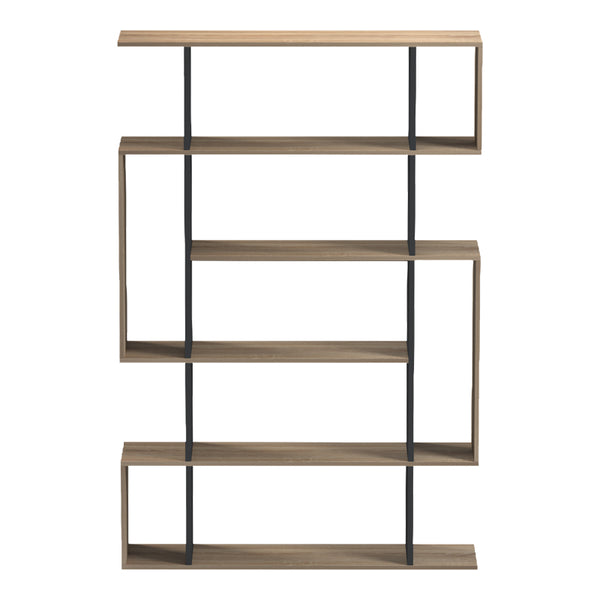 Βιβλιοθήκη Mito pakoworld sonoma-ανθρακί 108.5x25x161εκ