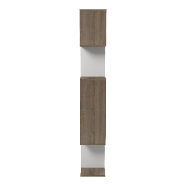 Βιβλιοθήκη Mito pakoworld sonoma - λευκό 108.5x25x161εκ