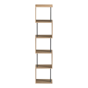 Βιβλιοθήκη Cubik pakoworld sonoma- ανθρακί 35x30x161εκ