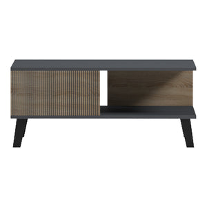 Τραπεζάκι σαλονιού Tuscany pakoworld sonoma-ανθρακί 83x54x34εκ